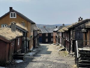 Gamle trehus på Røros